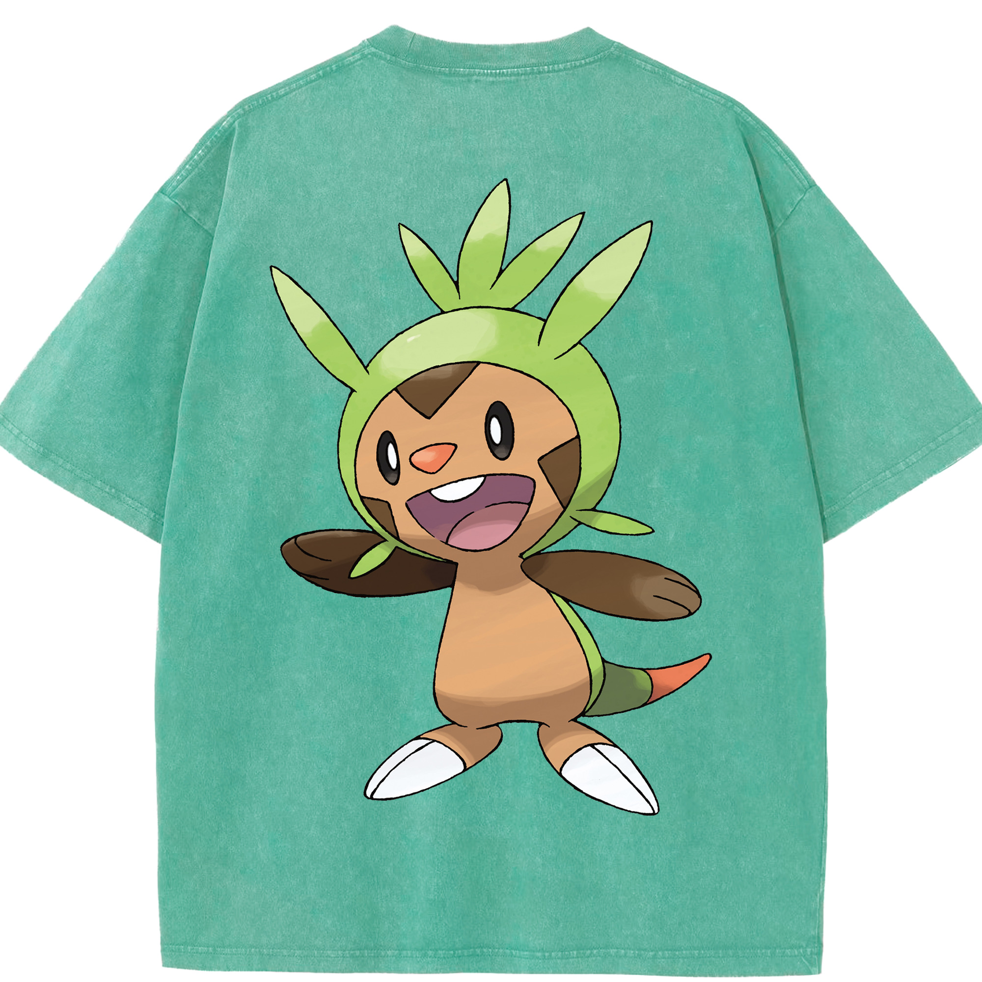 （画像用） ポケットモンスター Pokémon 綿100% ヴィンテージ風 半袖Tシャツ（背面プリント）